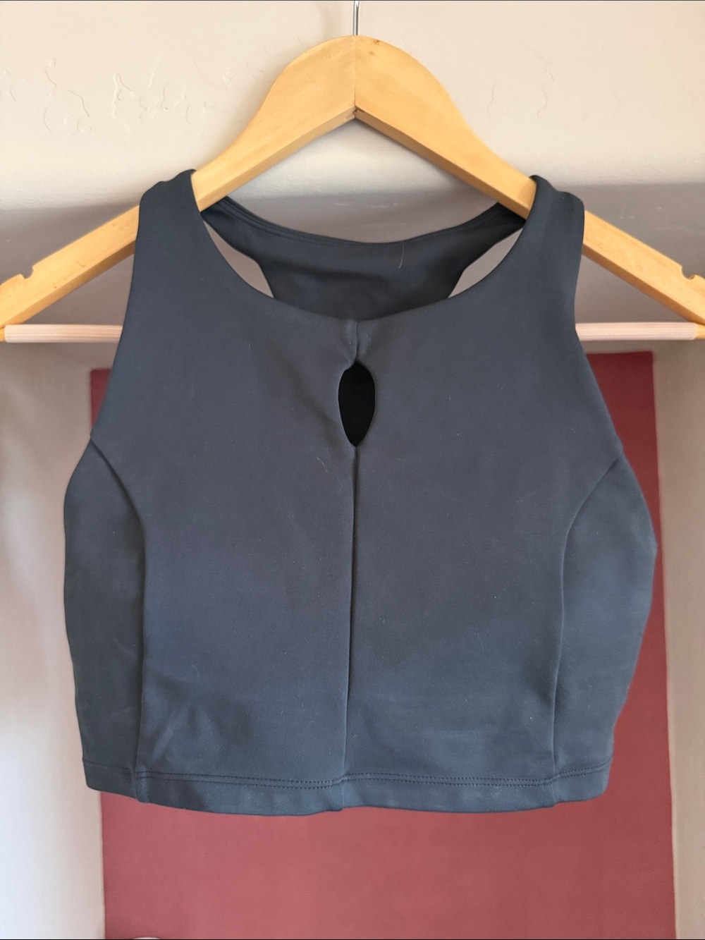 Peloton Precise and Charged High Neck Crop Bra Black